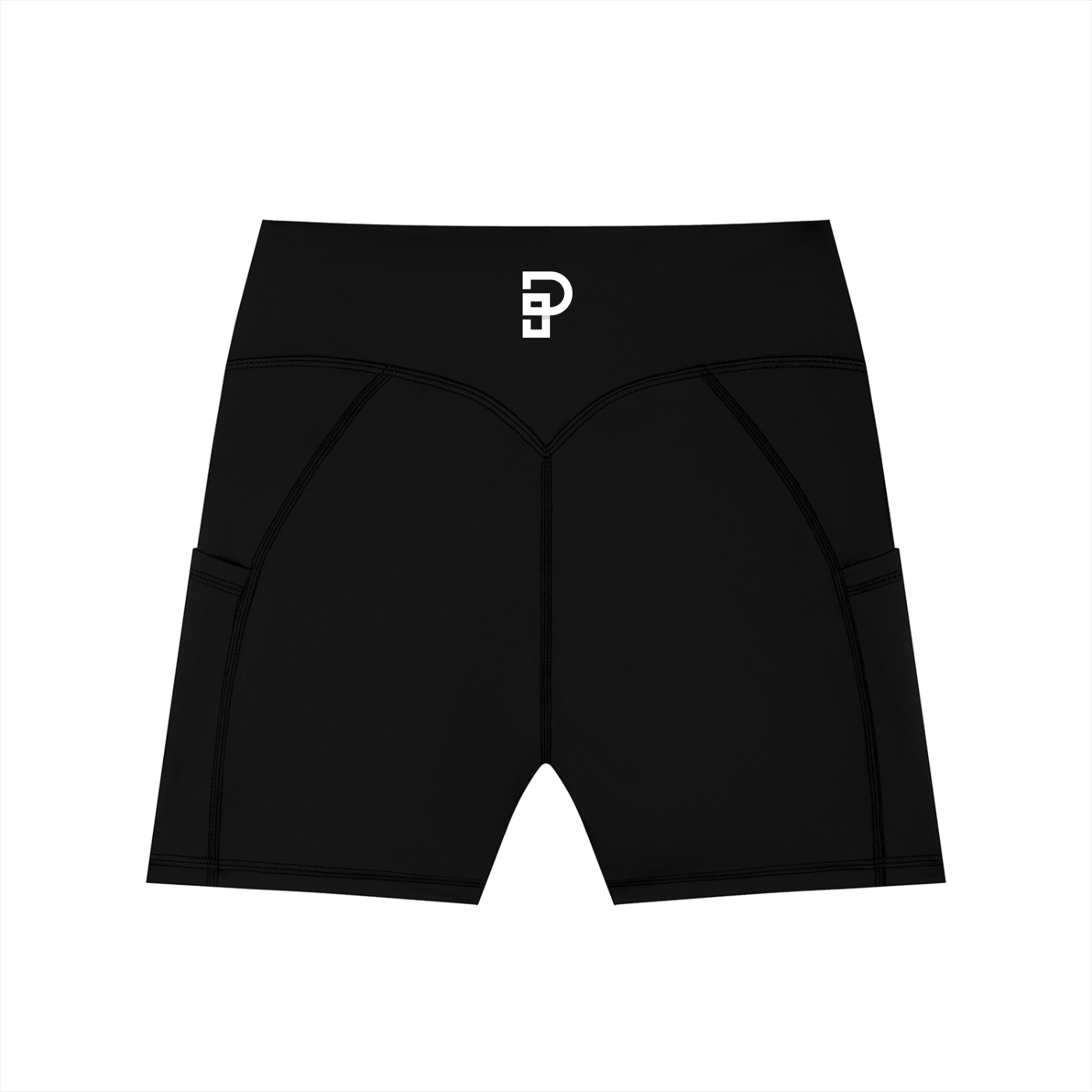 Women's High-Waisted Pocket Biker Shorts